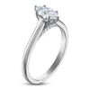 Thumbnail Image 2 of Marquise-Cut Lab-Grown Diamond Solitaire Plus Engagement Ring 7/8 ct tw Platinum (VS2/F)