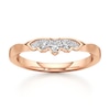 Thumbnail Image 1 of J'Lure Lab-Grown Diamond Scalloped Wedding Band 1/6 ct tw 18K Rose Gold