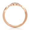 Thumbnail Image 2 of J'Lure Lab-Grown Diamond Scalloped Wedding Band 1/6 ct tw 18K Rose Gold