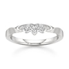 Thumbnail Image 1 of J'Lure Lab-Created Diamond Scalloped Wedding Band 1/5 ct tw 18K White Gold