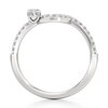 Thumbnail Image 2 of J'Lure Oval Step-Cut Lab-Grown Diamond Contour Wedding Band 3/8 ct tw 18K White Gold