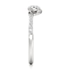 Thumbnail Image 3 of J'Lure Oval Step-Cut Lab-Grown Diamond Contour Wedding Band 3/8 ct tw 18K White Gold