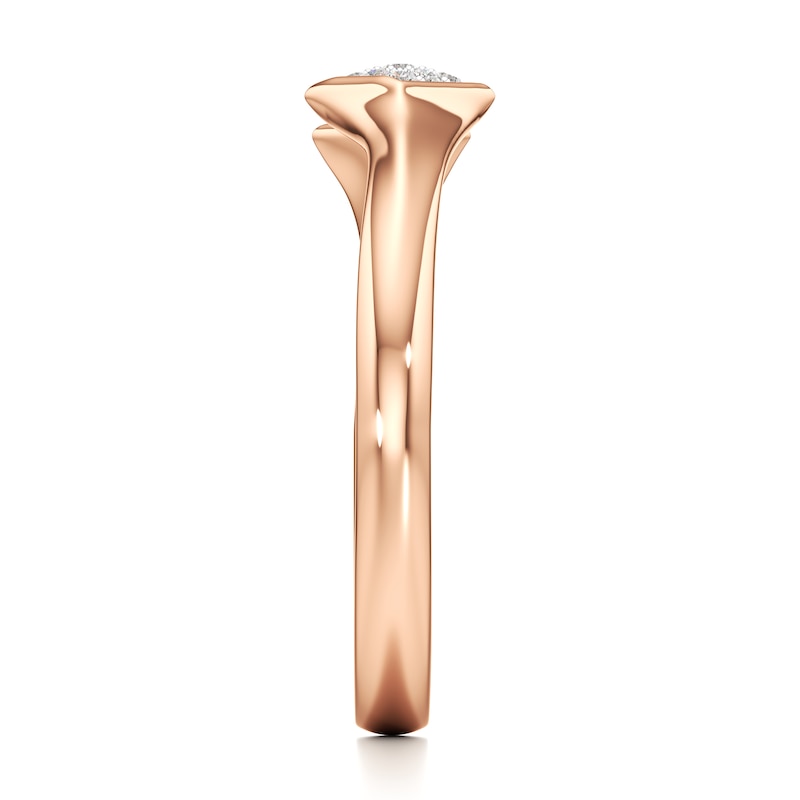 Main Image 3 of J'Lure Lab-Grown Diamond Wedding Band 1/10 ct tw 18K Rose Gold