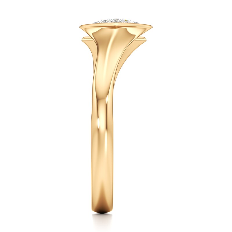 Main Image 3 of J'Lure Lab-Grown Diamond Wedding Band 1/8 ct tw 18K Yellow Gold