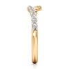 Thumbnail Image 3 of J'Lure Lab-Grown Diamond Contour Wedding Band 1/3 ct tw 18K Yellow Gold