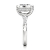 Thumbnail Image 3 of J'Lure Oval Step-Cut Lab-Created Diamond Bypass Engagement Ring 3-1/2 ct tw 18K White Gold