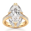 Thumbnail Image 1 of J'Lure Moval Old-Cut Lab-Created Diamond Engagement Ring 5-5/8 ct tw 18K Yellow Gold