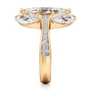 Thumbnail Image 3 of J'Lure Moval Old-Cut Lab-Created Diamond Engagement Ring 5-5/8 ct tw 18K Yellow Gold