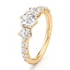 Thumbnail Image 4 of J'Lure Hexagon Brilliant-Cut Lab-Grown Diamond Engagement Ring 1-7/8 ct tw 18K Yellow Gold
