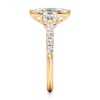 Thumbnail Image 3 of J'Lure Moval Old-Cut Lab-Grown Diamond Engagement Ring 2 ct tw 18K Yellow Gold