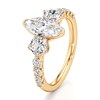 Thumbnail Image 4 of J'Lure Moval Old-Cut Lab-Grown Diamond Engagement Ring 2 ct tw 18K Yellow Gold