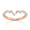 Thumbnail Image 1 of J'Lure Lab-Grown Diamond Angled Contour Wedding Band 1/5 ct tw 18K Rose Gold