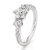 Thumbnail Image 4 of J'Lure Pentagon Brilliant-Cut Lab-Grown Diamond Engagement Ring 1-7/8 ct tw 18K White Gold