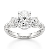 Thumbnail Image 1 of J'Lure Oval Step-Cut Lab-Grown Diamond Engagement Ring 4-3/4 ct tw 18K White Gold