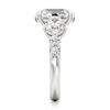 Thumbnail Image 3 of J'Lure Oval Step-Cut Lab-Grown Diamond Engagement Ring 4-3/4 ct tw 18K White Gold