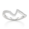Thumbnail Image 1 of J'Lure Lab-Created Diamond Contour Wedding Band 1/5 ct tw 18K White Gold
