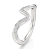Thumbnail Image 4 of J'Lure Lab-Created Diamond Contour Wedding Band 1/5 ct tw 18K White Gold