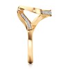 Thumbnail Image 3 of J'Lure Lab-Grown Diamond Contour Wedding Band 1/6 ct tw 18K Yellow Gold
