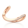 Thumbnail Image 1 of J'Lure Lab-Created Diamond Contour Wedding Band 1/6 ct tw 18K Rose Gold