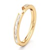 Thumbnail Image 4 of J'Lure Baguette-Cut Lab-Grown Diamond Contour Wedding Band 3/8 ct tw 18K Yellow Gold