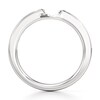 Thumbnail Image 2 of J'Lure Baguette-Cut Lab-Created Diamond Contour Wedding Band 3/8 ct tw 18K White Gold