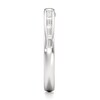 Thumbnail Image 3 of J'Lure Baguette-Cut Lab-Created Diamond Contour Wedding Band 3/8 ct tw 18K White Gold