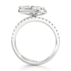 Thumbnail Image 2 of J'Lure Moval Old-Cut Lab-Grown Diamond Spiral Engagement Ring 1-3/8 ct tw 18K White Gold
