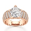 Thumbnail Image 1 of J'Lure Pentagon Brilliant-Cut Lab-Grown Diamond Engagement Ring 3-3/8 ct tw 18K Rose Gold