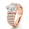 Thumbnail Image 4 of J'Lure Pentagon Brilliant-Cut Lab-Grown Diamond Engagement Ring 3-3/8 ct tw 18K Rose Gold
