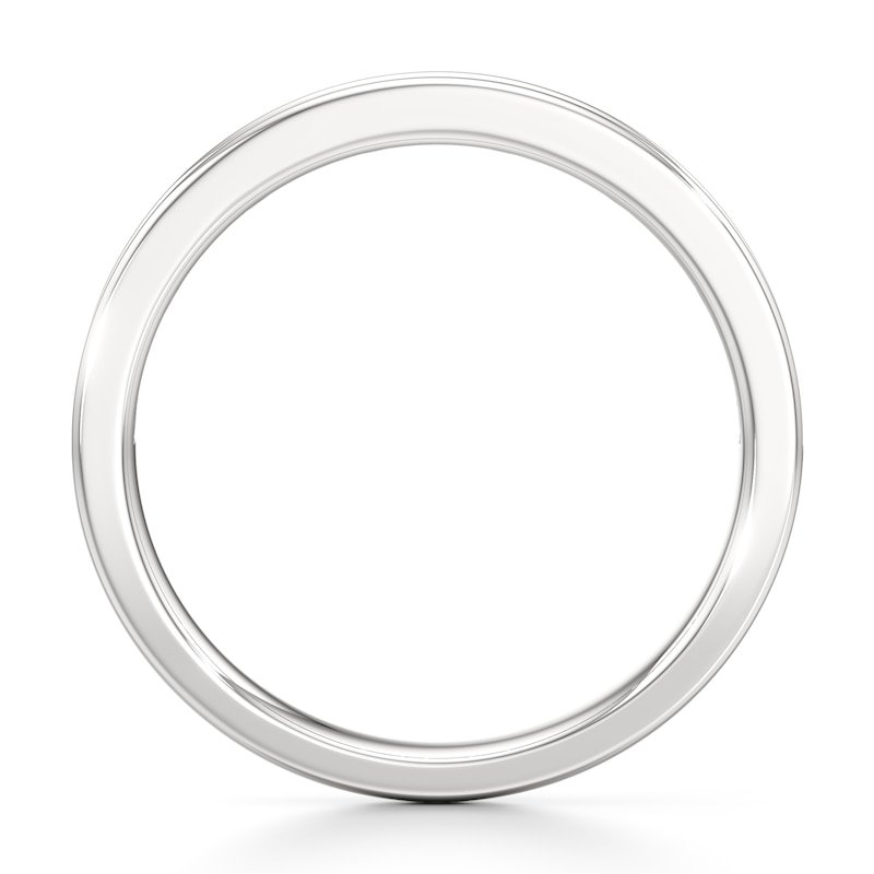 Main Image 2 of J'Lure Baguette & Round-Cut Lab-Grown Diamond Wedding Band 3/8 ct tw 18K White Gold