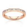 Thumbnail Image 1 of J'Lure Baguette & Round-Cut Lab-Grown Diamond Wedding Band 3/8 ct tw 18K Rose Gold