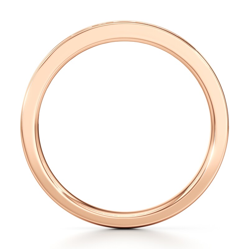Main Image 2 of J'Lure Baguette & Round-Cut Lab-Grown Diamond Wedding Band 3/8 ct tw 18K Rose Gold