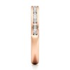 Thumbnail Image 3 of J'Lure Baguette & Round-Cut Lab-Grown Diamond Wedding Band 3/8 ct tw 18K Rose Gold