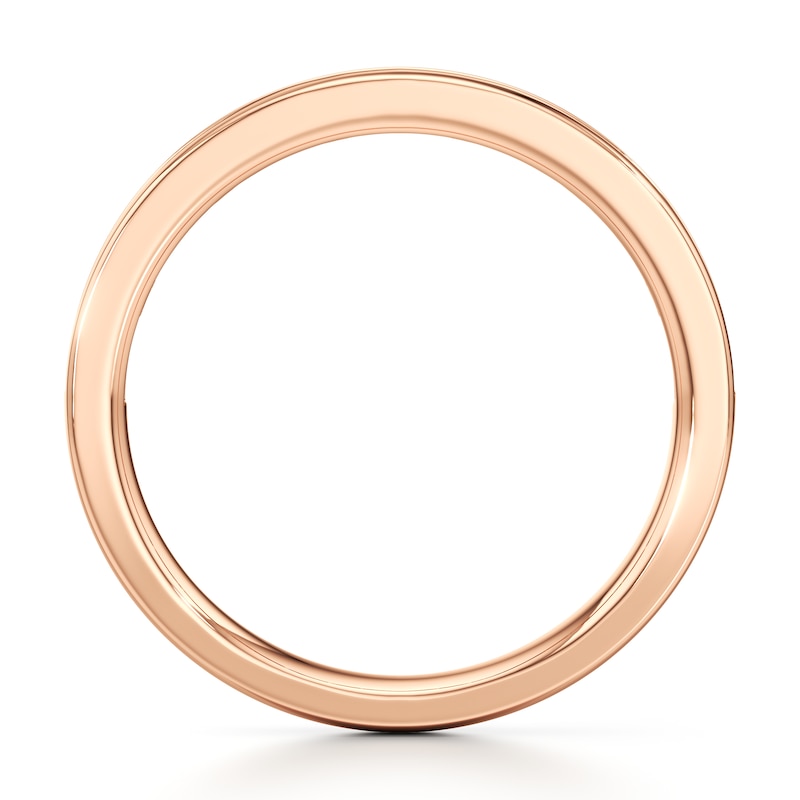 Main Image 2 of J'Lure Baguette & Round-Cut Lab-Grown Diamond Wedding Band 3/8 ct tw 18K Rose Gold