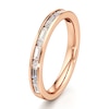Thumbnail Image 4 of J'Lure Baguette & Round-Cut Lab-Grown Diamond Wedding Band 3/8 ct tw 18K Rose Gold