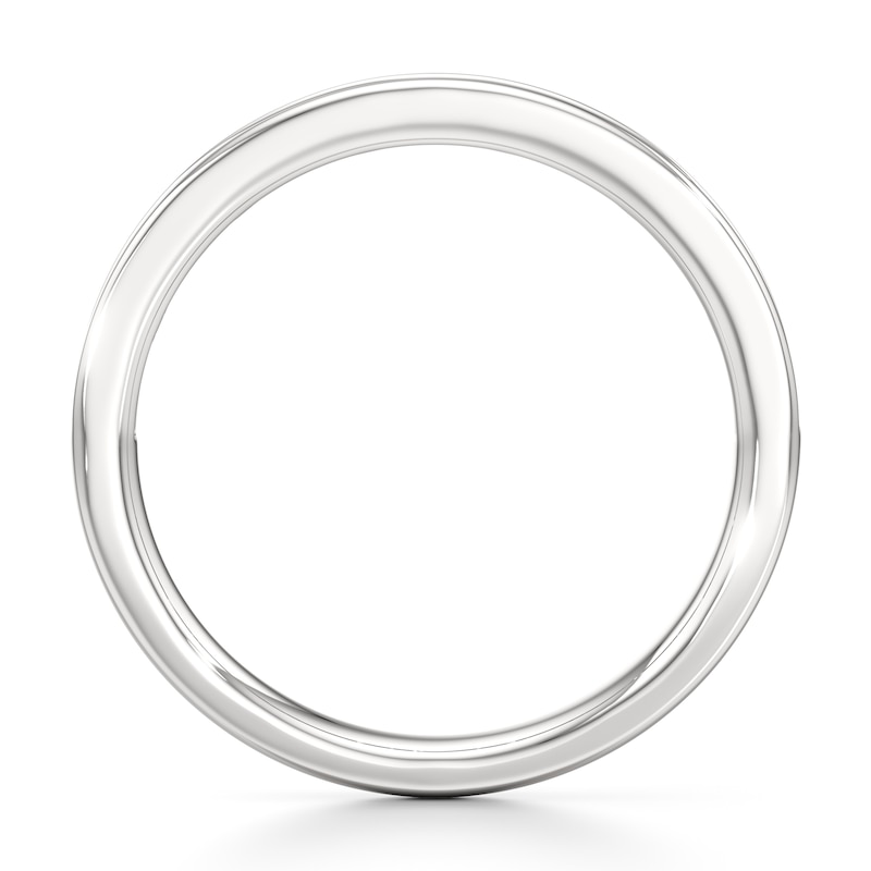Main Image 2 of J'Lure Baguette & Round-Cut Lab-Grown Diamond Wedding Band 3/8 ct tw 18K White Gold