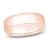 Thumbnail Image 1 of Men's Comfort-Fit Wedding Band 10K Rose Gold 6mm