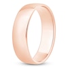 Thumbnail Image 2 of Men's Comfort-Fit Wedding Band 10K Rose Gold 6mm
