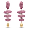 Thumbnail Image 1 of Susana Vega Ameli Earrings with Plum Glass Beads
