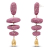 Thumbnail Image 2 of Susana Vega Ameli Earrings with Plum Glass Beads