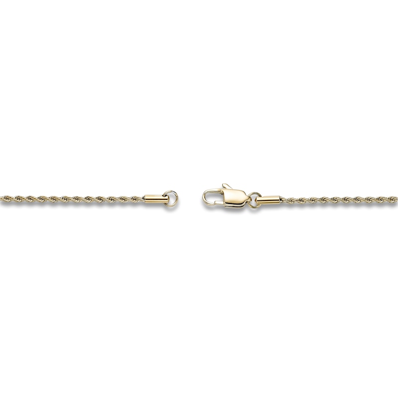 Main Image 4 of Men's Beveled Cross Necklace Yellow Ion-Plated Stainless Steel 22"