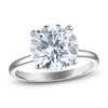 Thumbnail Image 1 of Round-Cut Lab-Grown Diamond Solitaire Engagement Ring 4 ct tw 14K White Gold (VS2/F)