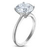 Thumbnail Image 2 of Round-Cut Lab-Grown Diamond Solitaire Engagement Ring 4 ct tw 14K White Gold (VS2/F)