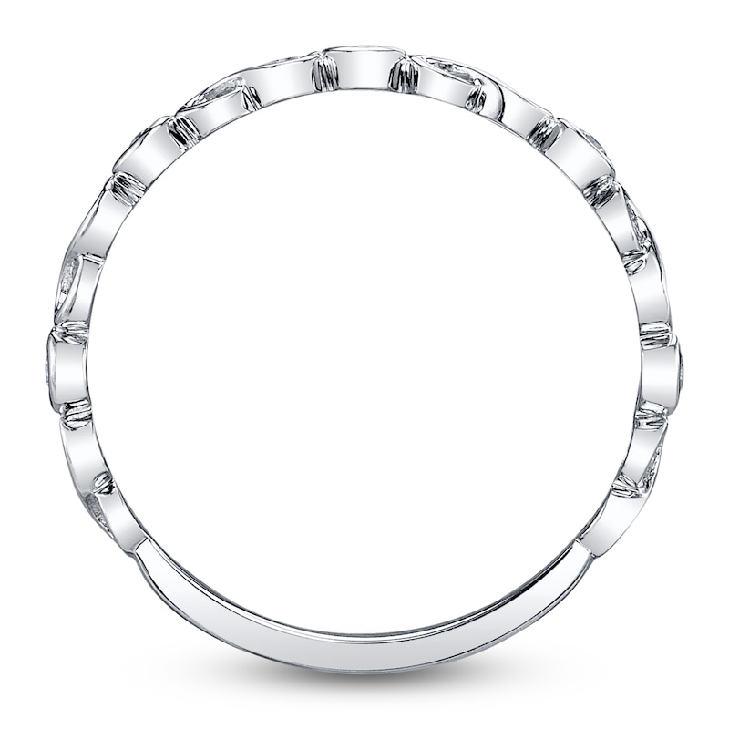 Main Image 4 of Shy Creation Diamond Infinity Ring 1/20 ct tw 14K White Gold SC22010047
