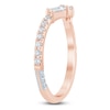 Thumbnail Image 2 of Pnina Tornai Baguette & Round-Cut Lab-Grown Diamond Contour Anniversary Ring 1/2 ct tw 14K Rose Gold