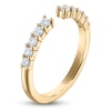 Thumbnail Image 2 of Vera Wang VOW Diamond Open Shank Wedding Band 3/8 ct tw 14K Yellow Gold