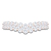 Thumbnail Image 3 of Lab-Grown Diamond Three-Row Contour Anniversary Ring 1 ct tw 14K Rose Gold