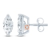 Thumbnail Image 3 of Pnina Tornai Marquise-Cut Lab-Grown Diamond Solitaire Stud Earrings 1 ct tw 14K White Gold (VS2/F)