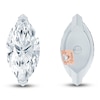 Thumbnail Image 4 of Pnina Tornai Marquise-Cut Lab-Grown Diamond Solitaire Stud Earrings 1 ct tw 14K White Gold (VS2/F)