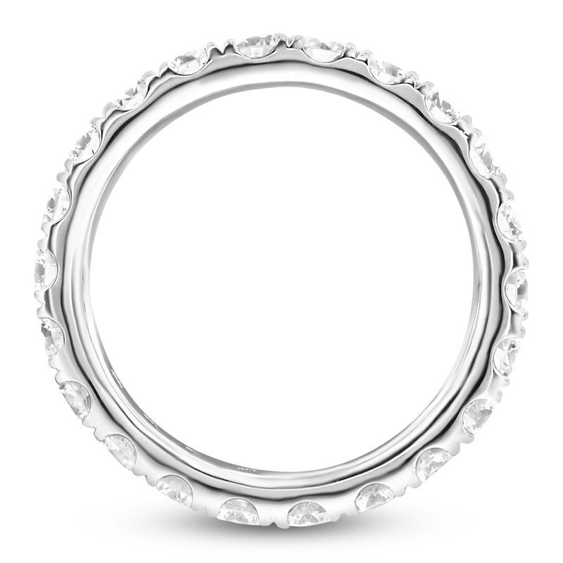 Main Image 2 of Certified Diamond Eternity Band 1-3/4 to 2-1/3 ct tw 14K White Gold